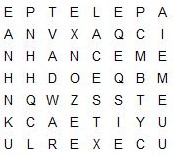 wordsearch puzzle